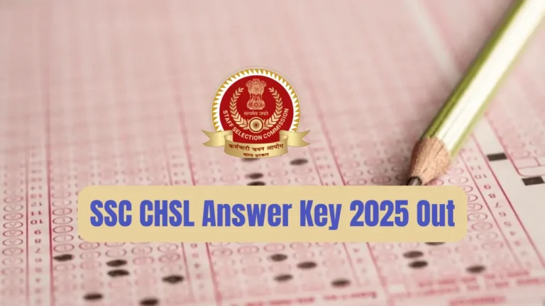 SSC CHSL Answer Key