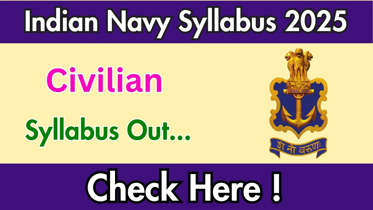 Indian Navy Civilian Syllabus
